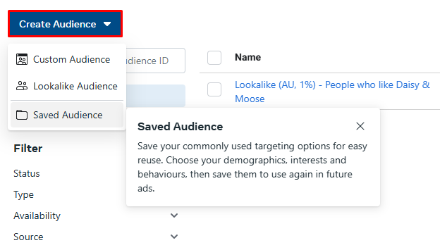 Create your audience